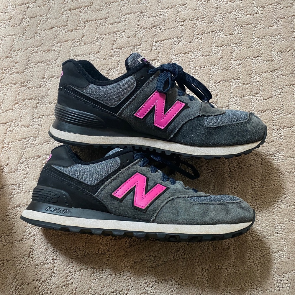 Gray & Purple 574 New Balances